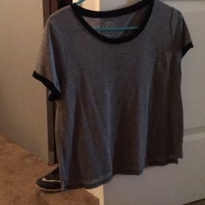Grey crop top